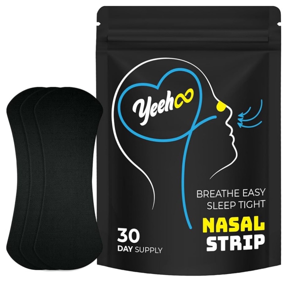 NEW Yeehoo Extra Strength Nasal / Nose Strips for Snoring & Breathing - 30 ct
